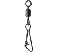 Вертлюжок с застежкой FISHCRYSTAL Hooked, №7, 20 кг, 9 шт 3003-07F