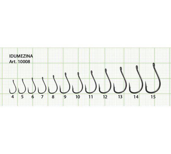 Крючок FISHCRYSTAL FS IDUMEZINA №14, 6 шт 10008-14F