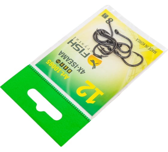 Крючок FISHCRYSTAL FS ISEAMA №12, 8 шт 10085-12F