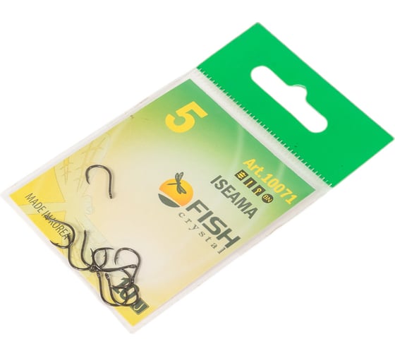 Крючок FISHCRYSTAL FS ISEAMA №5, 10 шт 10071-05F