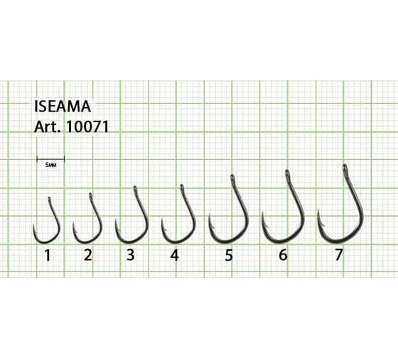 Крючок FISHCRYSTAL FS ISEAMA №4, 10 шт 10071-04F