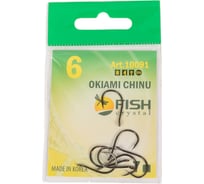Крючок FISHCRYSTAL FS OKIAMI CHINU-RING-2BH №6, 7 шт 10091-06F