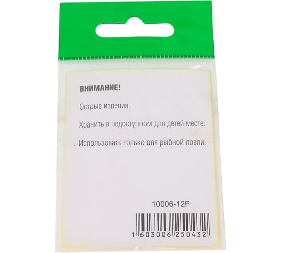 Крючок FISHCRYSTAL FS SODE №12, 7 шт 10006-12F