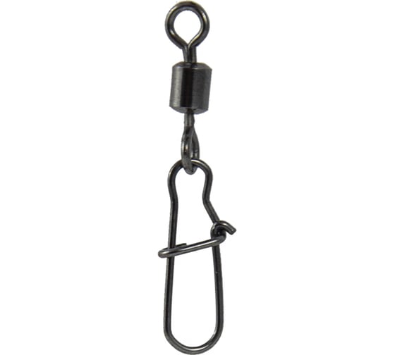 Вертлюжок с застежкой FISHCRYSTAL Nice, №4, 25 кг, 9 шт 3004-04F 1