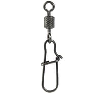 Вертлюжок с накаткой и застежкой FISHCRYSTAL Nice, №12, 9 кг, 9 шт 3023-12F