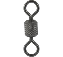 Цилиндрический вертлюжок с накаткой FISHCRYSTAL №6, 27 кг, 9 шт 1002-06F