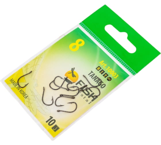 Крючок FISHCRYSTAL FS TANAGO № 8, 10 шт 10003-08F