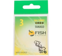 Крючок FISHCRYSTAL FS TANAGO № 3, 10 шт 10003-03F