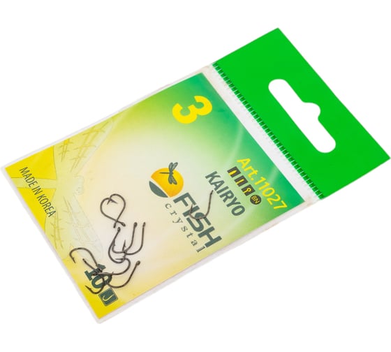 Крючок FISHCRYSTAL FS KAIRYO HAN-SURE №3 10 шт 11027-03F