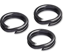 Кольцо заводное FISHCRYSTAL тёмное матовое, ф 10 мм, 25 кг, 10 шт 6009-10F