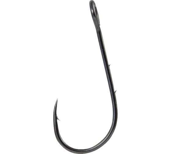 Крючок FISHCRYSTAL SINGLE SPOON BAITHOLDER с большим ухом, №6, покрытие BN, 7 шт 10121-06F