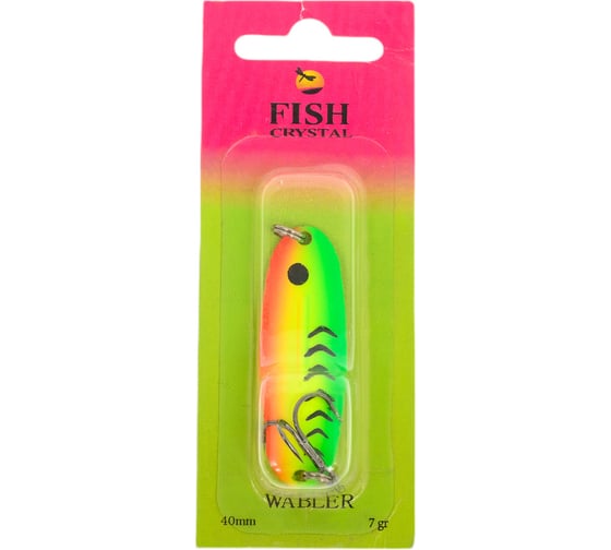 Блесна FISHCRYSTAL WABLER W40 крючок Kishida, 57 мм,7 грамм, цвет 4 WR57-04