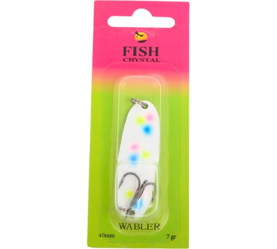 Блесна FISHCRYSTAL WABLER W40 крючок Kishida, 57 мм,7 грамм, цвет 10 WR57-10