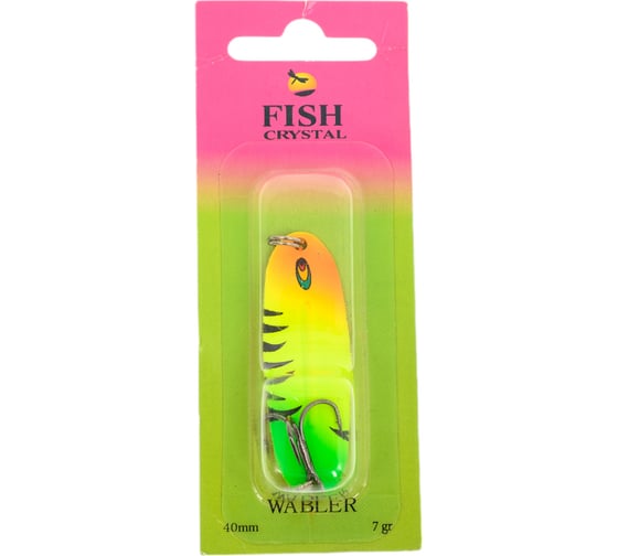 Блесна FISHCRYSTAL WABLER W40 крючок Kishida, 57 мм,7 грамм, цвет 41 WR57-41