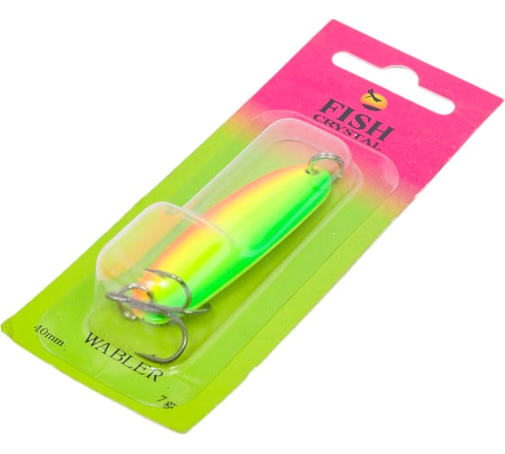 Блесна FISHCRYSTAL WABLER W40 крючок Kishida, 57 мм,7 грамм, цвет 16 WR57-16