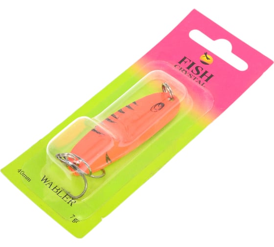 Блесна FISHCRYSTAL WABLER W40 крючок Kishida, 57 мм,7 грамм, цвет 19 WR57-19
