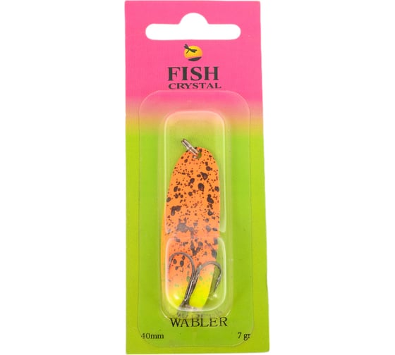Блесна FISHCRYSTAL WABLER W40 крючок Kishida, 57 мм,7 грамм, цвет 29 WR57-29