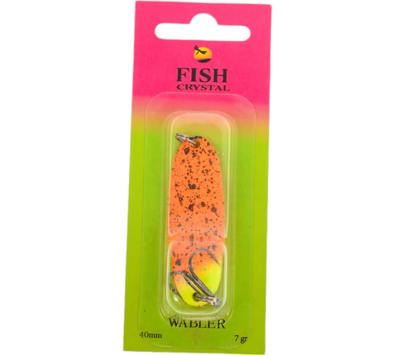 Блесна FISHCRYSTAL WABLER W40 крючок Kishida, 57 мм,7 грамм, цвет 28 WR57-28