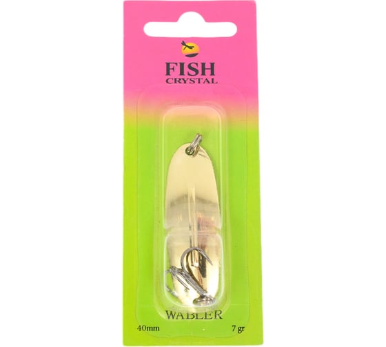 Блесна FISHCRYSTAL WABLER W40 крючок Kishida, 57 мм,7 грамм, цвет 66 WR57-66