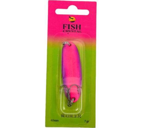 Блесна FISHCRYSTAL WABLER W40 крючок Kishida, 57 мм,7 грамм, цвет 38 WR57-38