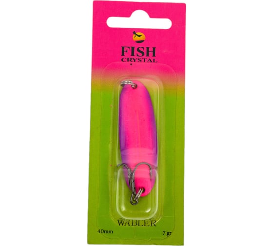 Блесна FISHCRYSTAL WABLER W40 крючок Kishida, 57 мм,7 грамм, цвет 38 WR57-38
