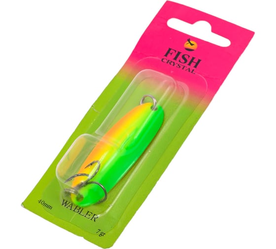 Блесна FISHCRYSTAL WABLER W40 крючок Kishida, 57 мм,7 грамм, цвет 17 WR57-17