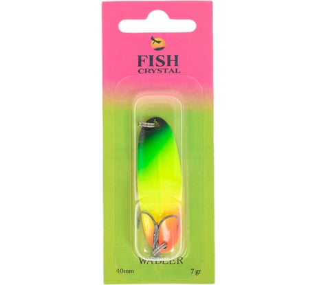 Блесна FISHCRYSTAL WABLER W40 крючок Kishida, 57 мм,7 грамм, цвет 33 WR57-33