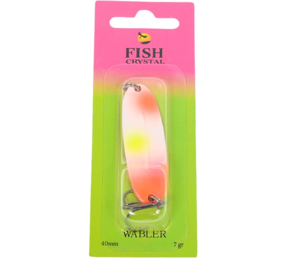 Блесна FISHCRYSTAL WABLER W40 крючок Kishida, 57 мм,7 грамм, цвет 58 WR57-58