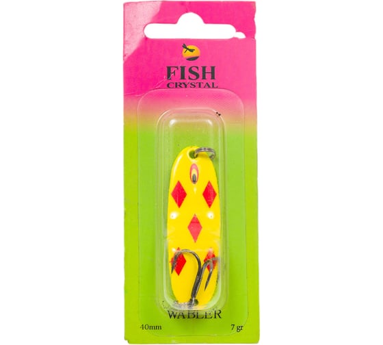 Блесна FISHCRYSTAL WABLER W40 крючок Kishida, 57 мм,7 грамм, цвет 52 WR57-52