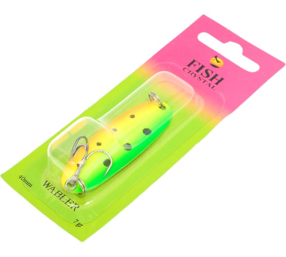 Блесна FISHCRYSTAL WABLER W40 крючок Kishida, 57 мм,7 грамм, цвет 63 WR57-63