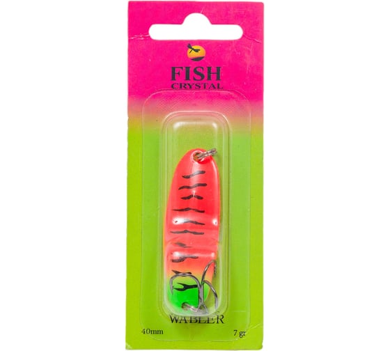 Блесна FISHCRYSTAL WABLER W40 крючок Kishida, 57 мм,7 грамм, цвет 56 WR57-56