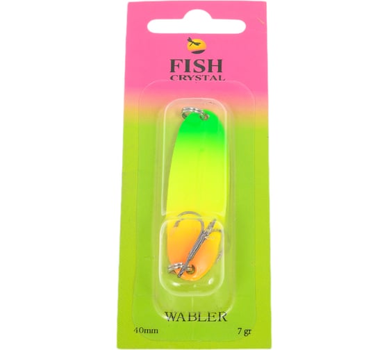 Блесна FISHCRYSTAL WABLER W40 крючок Kishida, 57 мм,7 грамм, цвет 76 WR57-76