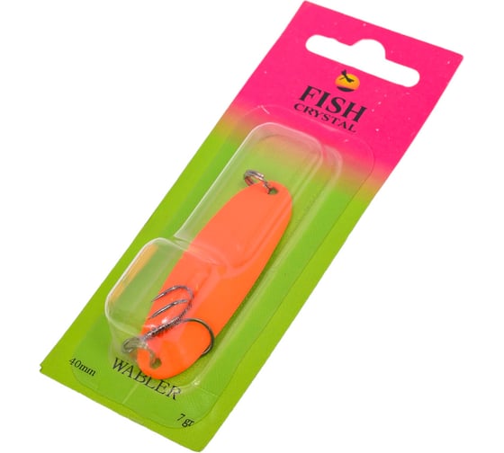 Блесна FISHCRYSTAL WABLER W40 крючок Kishida, 57 мм,7 грамм, цвет 24 WR57-24