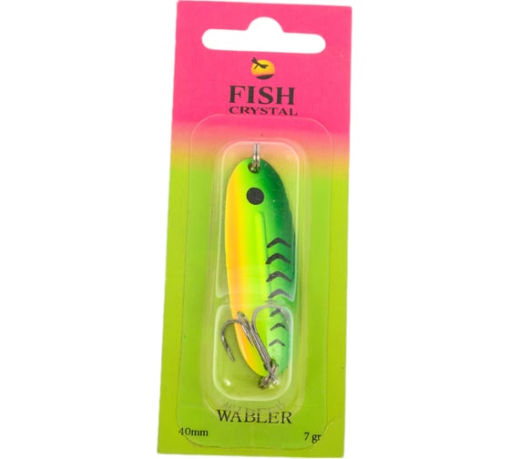 Блесна FISHCRYSTAL WABLER W40 крючок Kishida, 57 мм,7 грамм, цвет 11 WR57-11