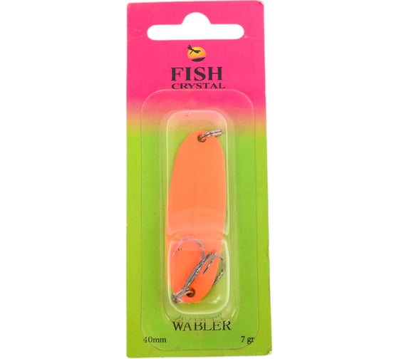 Блесна FISHCRYSTAL WABLER W40 крючок Kishida, 57 мм,7 грамм, цвет 25 WR57-25
