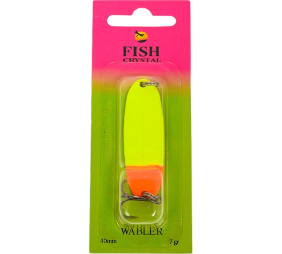 Блесна FISHCRYSTAL WABLER W40 крючок Kishida, 57 мм,7 грамм, цвет 43 WR57-43