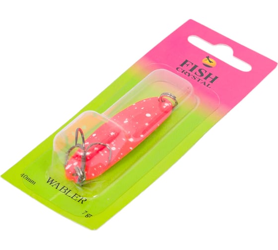 Блесна FISHCRYSTAL WABLER W40 крючок Kishida, 57 мм,7 грамм, цвет 37 WR57-37