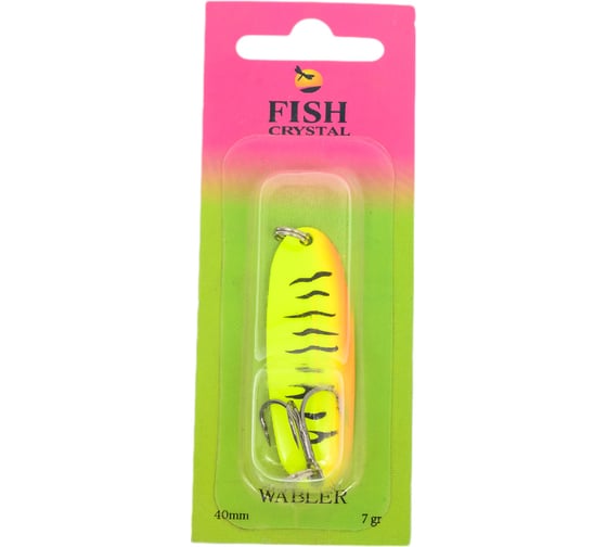 Блесна FISHCRYSTAL WABLER W40 крючок Kishida, 57 мм,7 грамм, цвет 65 WR57-65