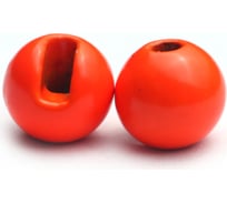 Шарик FISHCRYSTAL вольфрам с прорезью 0.45 г, 3.8 мм, Флуоресцентно-Красный, 5 шт BSW38-045Fr