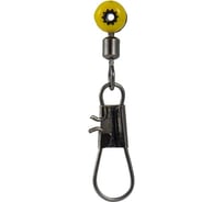 Застежка с вертлюжком FISHCRYSTAL №M пластик, 14 кг, 5 шт 5011-MF