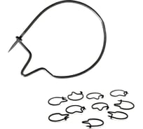 Застежка для опарыша FISHCRYSTAL 13.5x16.8x0.6 мм, L, 5 шт 9032-LF