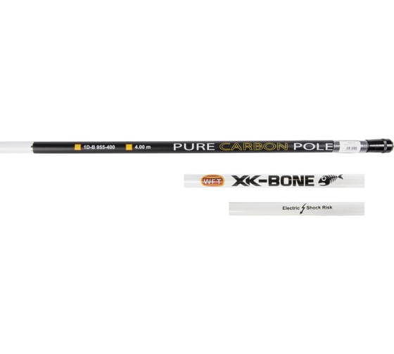 Удилище попловочное WFT без кольца XK Bone PURE CARBO POLE 4.00 1D-B-955-400