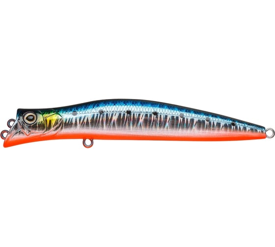 Воблер Strike Pro Дартер Darter-R Queen 80, цвет A234-SBO-LU Blue Back Silver OB Fluo JL-253F#A234-SBO-LU