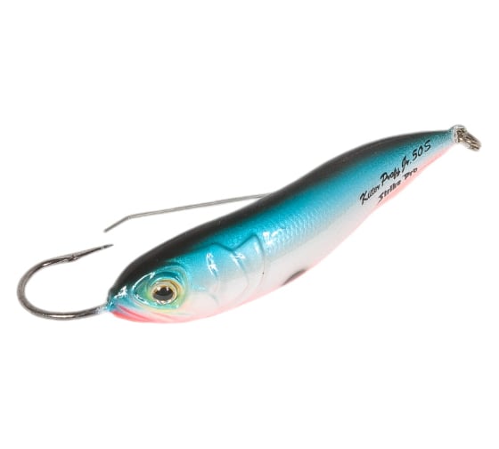 Блесна колеблющаяся Strike Pro Killer Profy 55S, цвет A05 Blue Milky PST-02AS#A05/A05