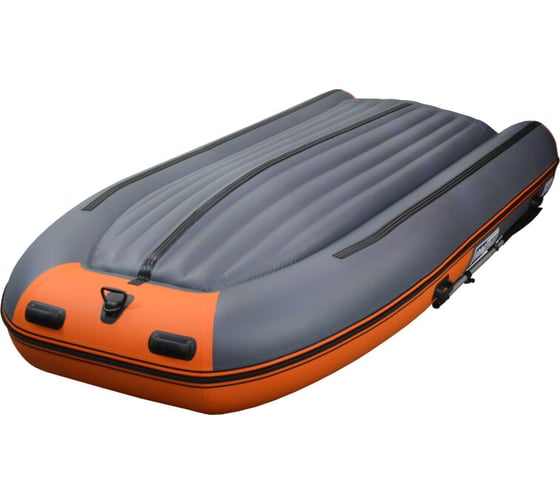 Надувная лодка Boatsman BT380A графитово-оранжевая 7196