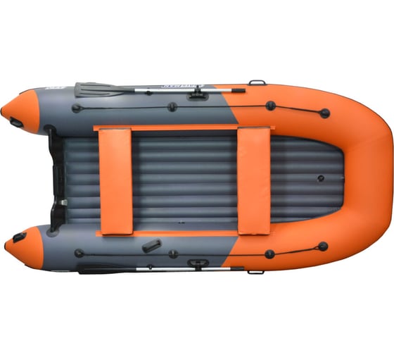 Надувная лодка Boatsman BT380A графитово-оранжевая 7196