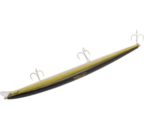 Воблер Минноу Strike Pro Koffana 210F цвет: 612T Natural Shad Silver EG-145C-F#612T