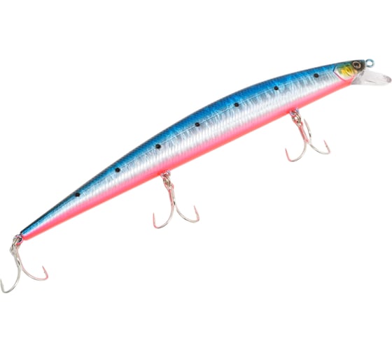 Воблер Минноу Strike Pro Koffana 175F цвет: A234-SBO-LU Blue Back Silver OB Fluo, (EG-145B-F#A234-S EG-145B-F#A234-SBO-LU