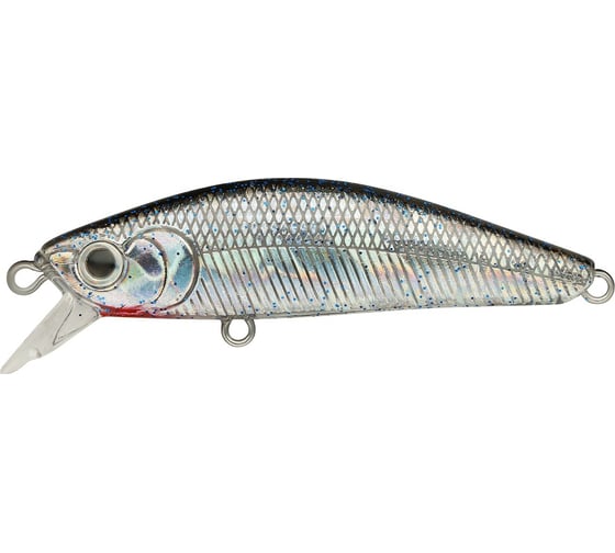 Воблер Strike Pro Минноу Skinny Mini 50S цвет SIN059V Blackback Sequins EG-222A#SIN059V