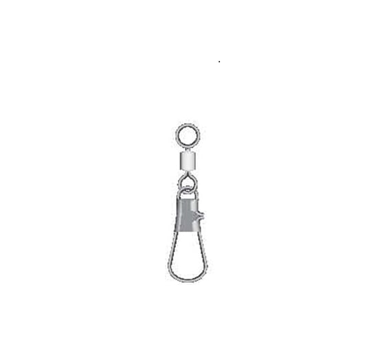 Вертлюги c застежкой Lucky John LH LJ Pro Series MOVING ROLLING AND INTERLOCK 001S 7 шт LJP5104-001S 1